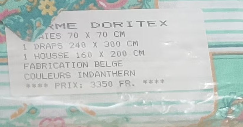 Huishoudlinnen groene Doritex-gecertificeerde lakens, Hoeslaken of Sloop, Linnen, Tweepersoons, Ophalen of Verzenden