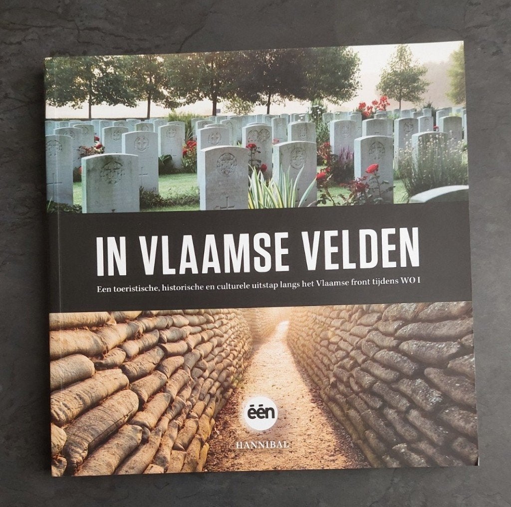 boek " In Vlaamse velden " over WO I, Boeken, Ophalen of Verzenden, Zo goed als nieuw