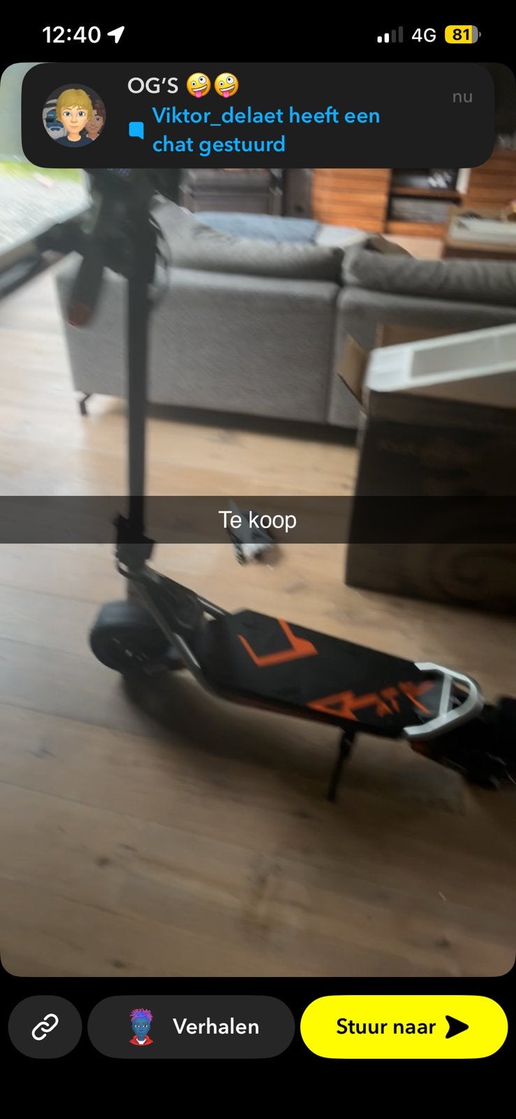 Kurkin step a1, Ophalen, Zo goed als nieuw