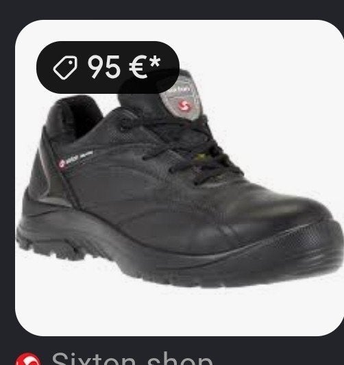 chaussures de sécurité sixton peak taille 38, Enlèvement ou Envoi, Neuf