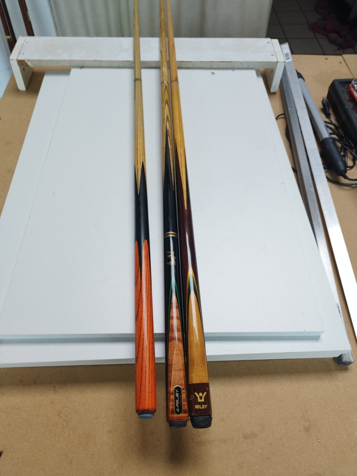 snooker keu, Sport en Fitness, Ophalen, Gebruikt, Keu of Ballen