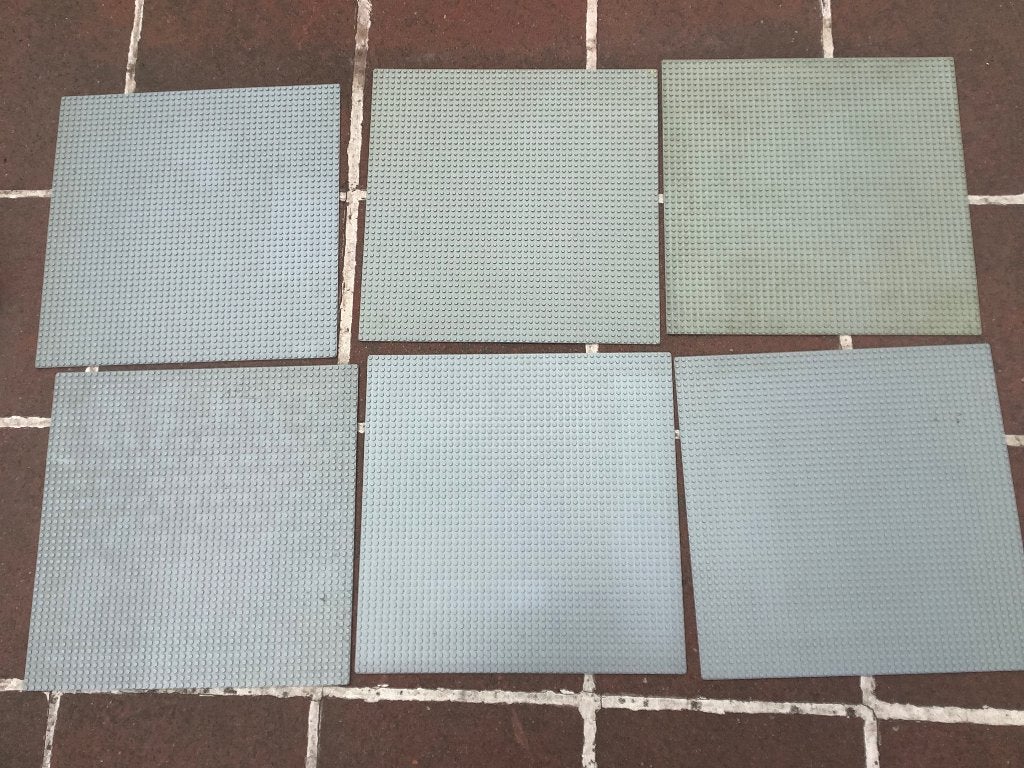 Lego basisplaten 48x48 - 6 stuks, Ophalen of Verzenden, Gebruikt, Grondplaat, Lego