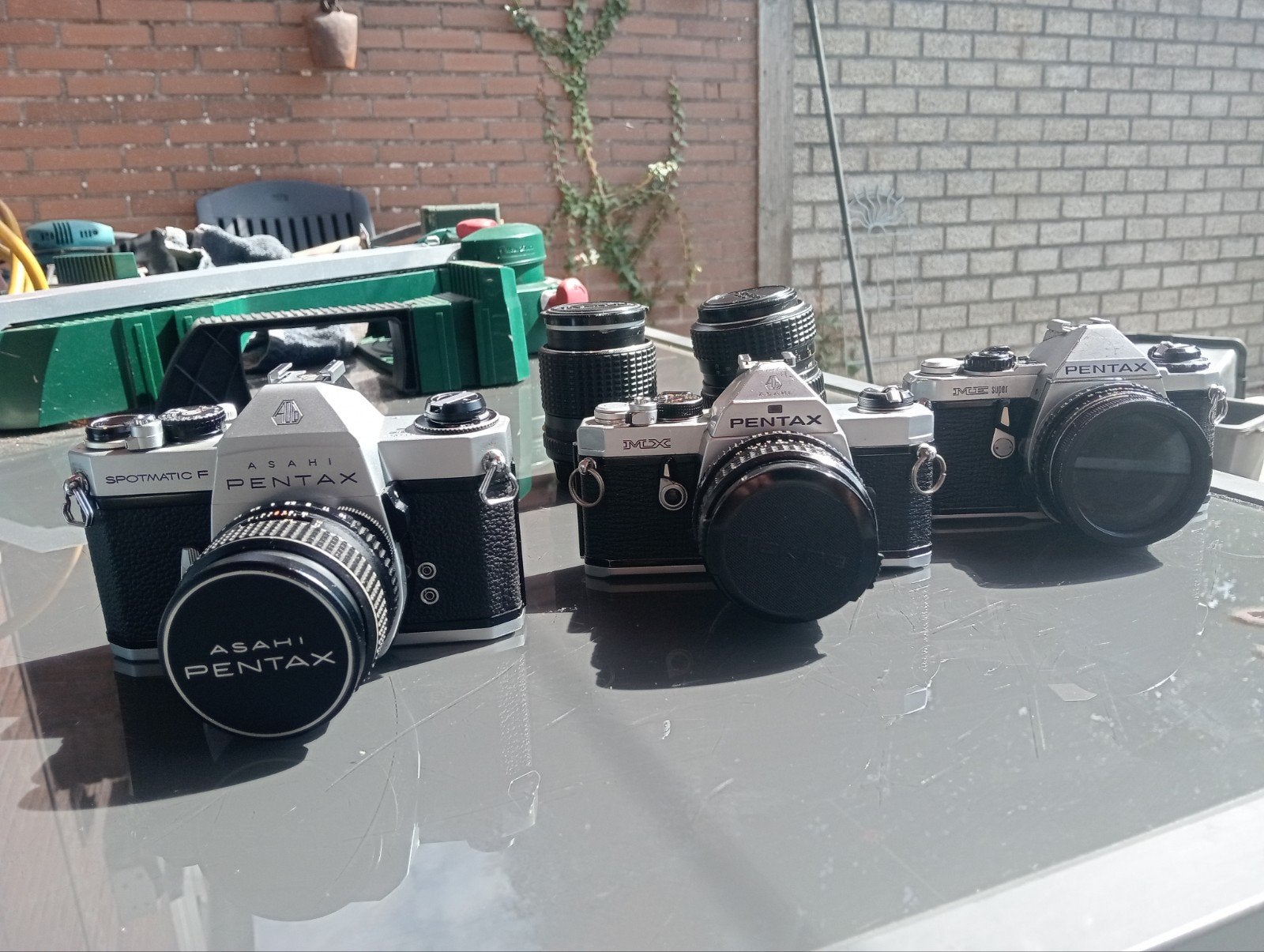 PENTAX ASAHI SPORTMATIC F PENTAX ASAHI MX PENTAX MLE SUPER, Audio, Tv en Foto, Fotocamera's Analoog, Ophalen of Verzenden, Pentax