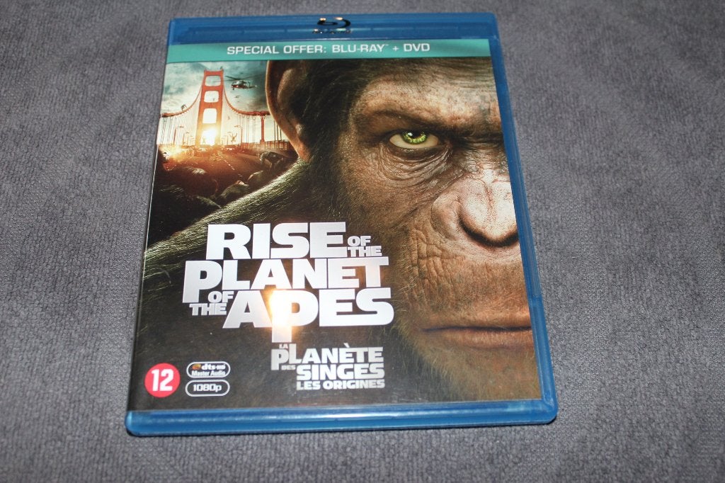 Blu-ray + DVD Rise of the Planet of the Apes, CD & DVD, Blu-ray, Enlèvement ou Envoi, Utilisé, Science-Fiction et Fantasy