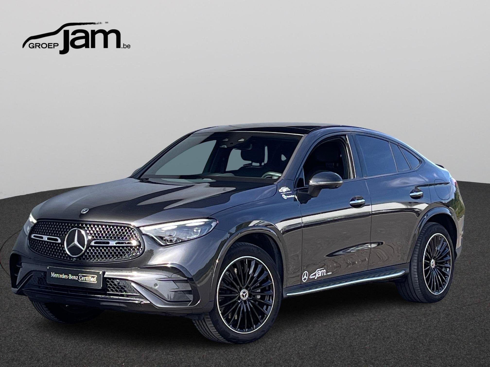 Mercedes-Benz GLC Coupé 300 e 4MATIC AMG Line, Automaat, Stof, Gebruikt, Zwart