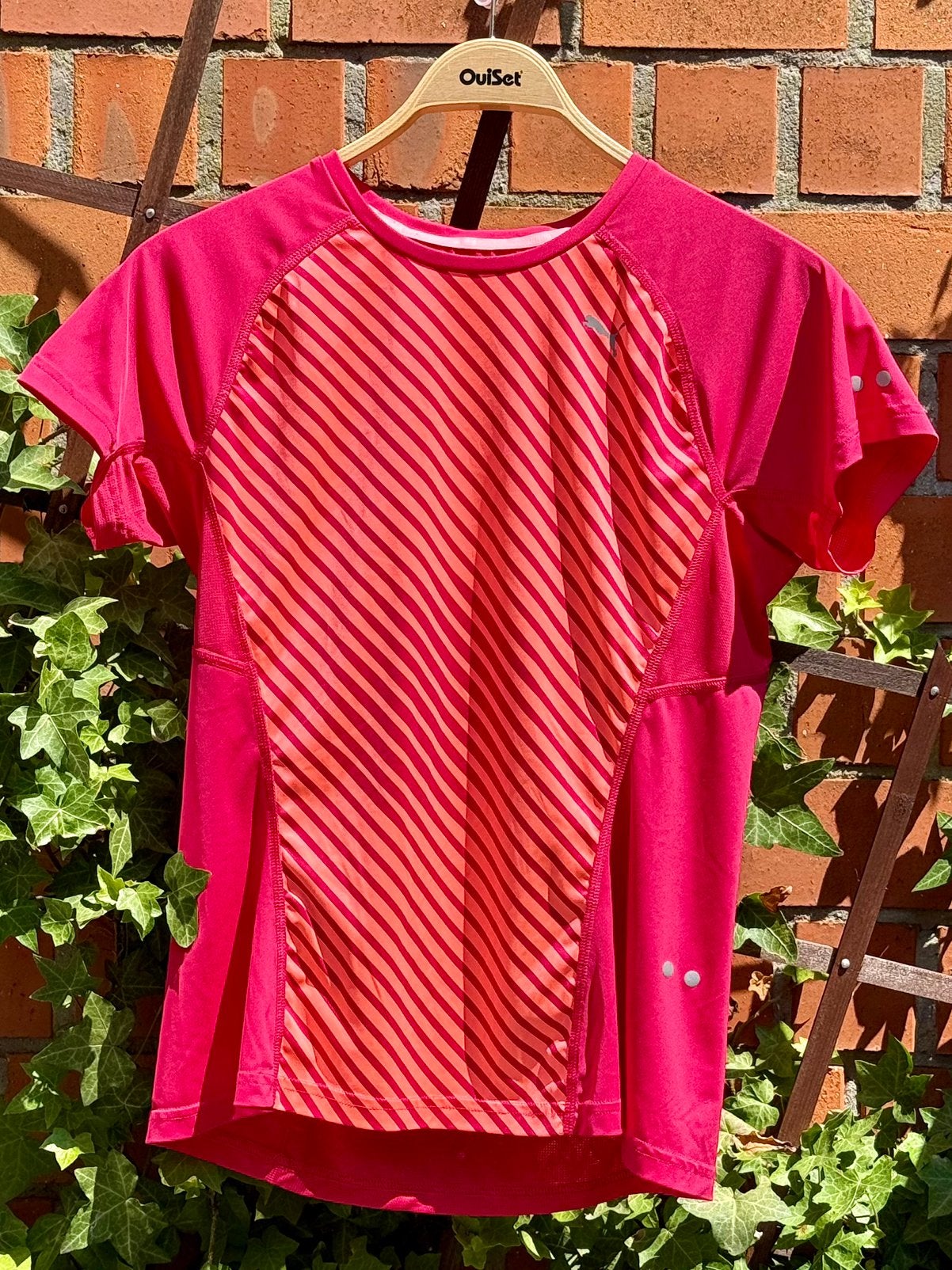 PUMA sportshirt – maat M (EU 38/40), felroze, Maat 38/40 (M), Ophalen of Verzenden, Zo goed als nieuw, Korte mouw