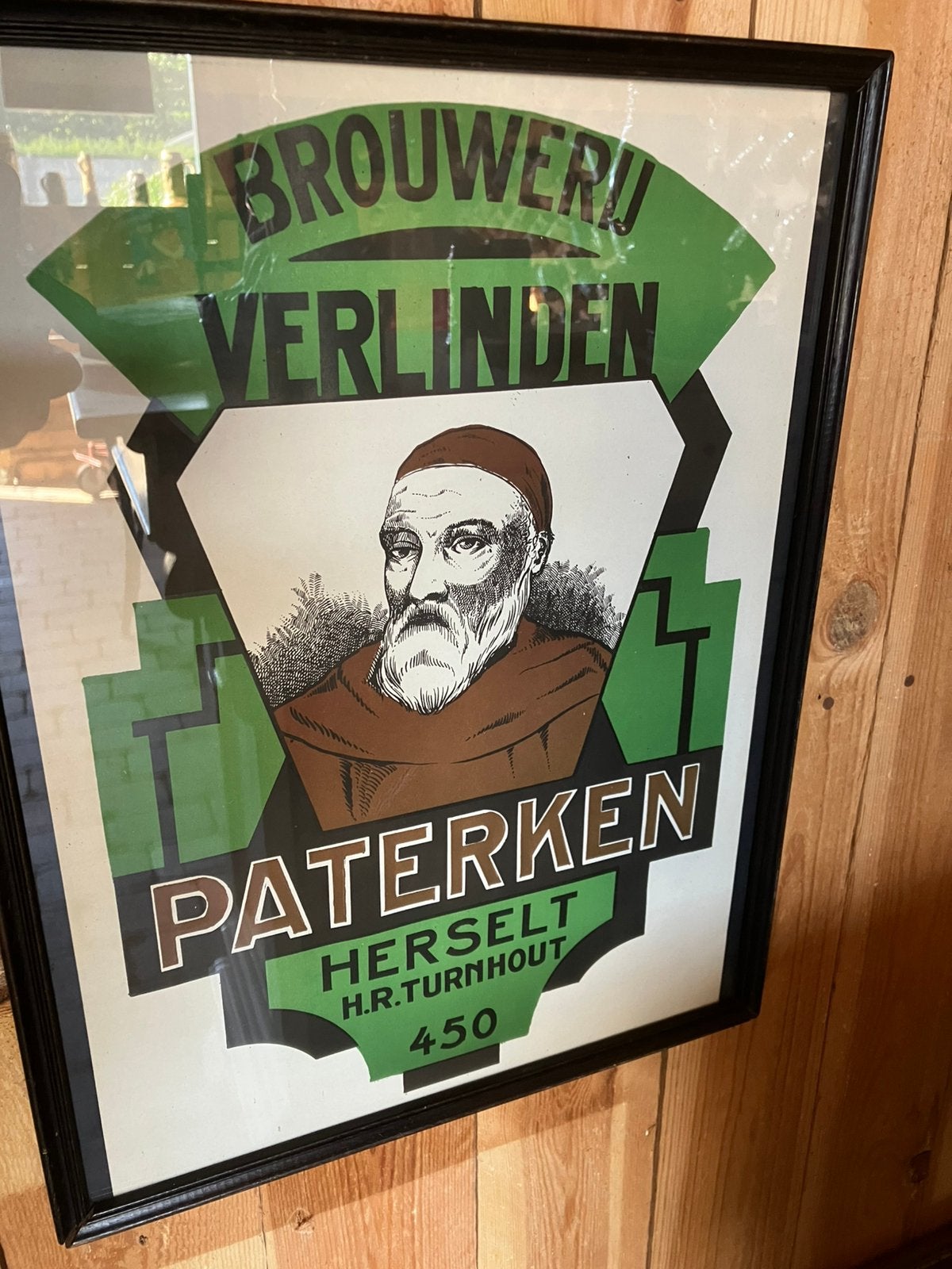 Oude affiche brouwerij Verlinden Herselt., Ophalen