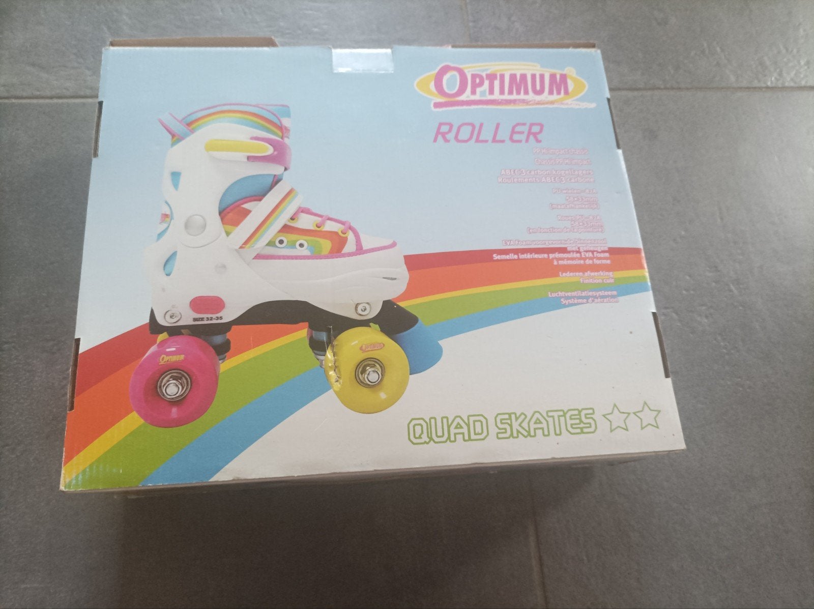 Rollers Quads Optimum fille / enfant (Ajustables 32-35) – Ét, Enfants & Bébés, Enlèvement, Comme neuf