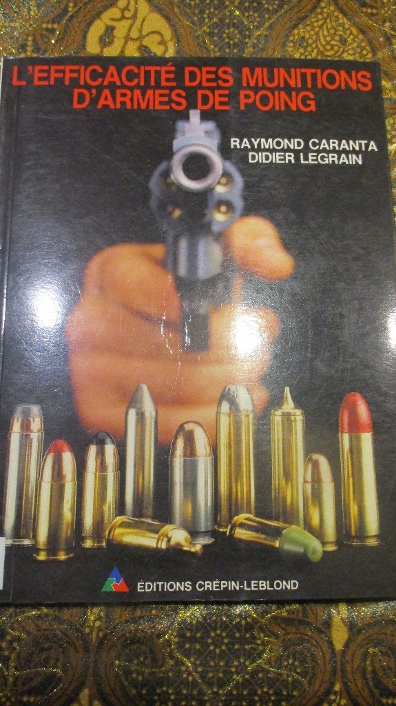 Livre "l'efficacité des munitions", Enlèvement ou Envoi, Autres, Livre ou Revue