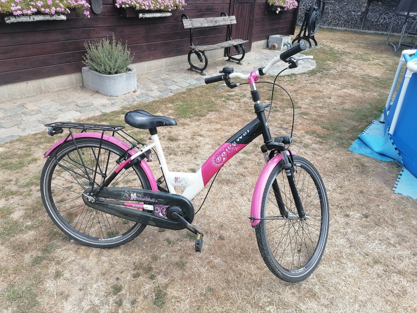 meisjesfiets 26 inch, Ophalen