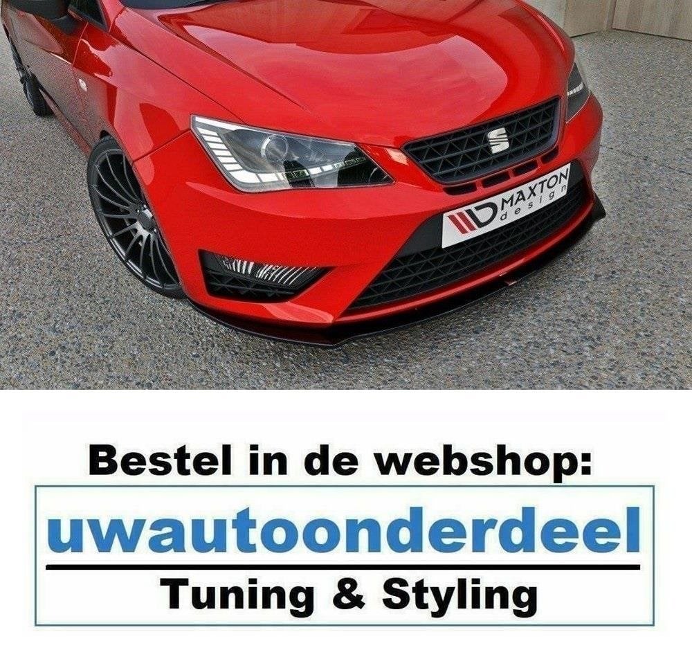 Spoiler Voorspoiler Lip Splitter Voor Seat Ibiza Cupra 6J FC, Auto diversen, Verzenden