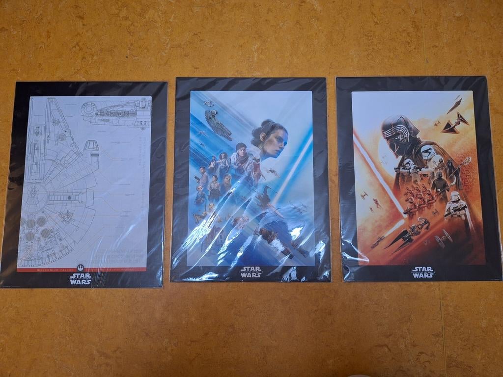 3X Star Wars The Rise of Skywalker Poster/Affiche, Verzamelen, Ophalen