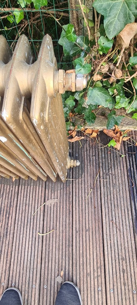 radiateur en fonte, Bricolage & Construction, Enlèvement, Utilisé, Radiateur, 30 à 80 cm