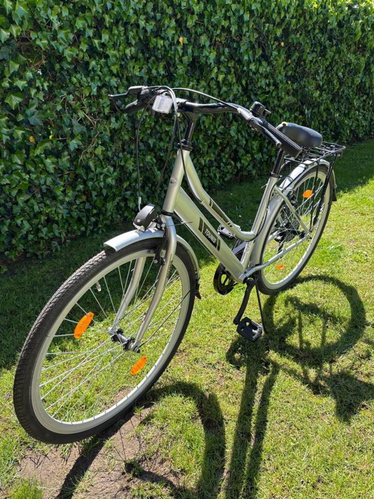 Meisjesfiets 28 inch, Ophalen, Gebruikt, Velgrem, Versnellingen