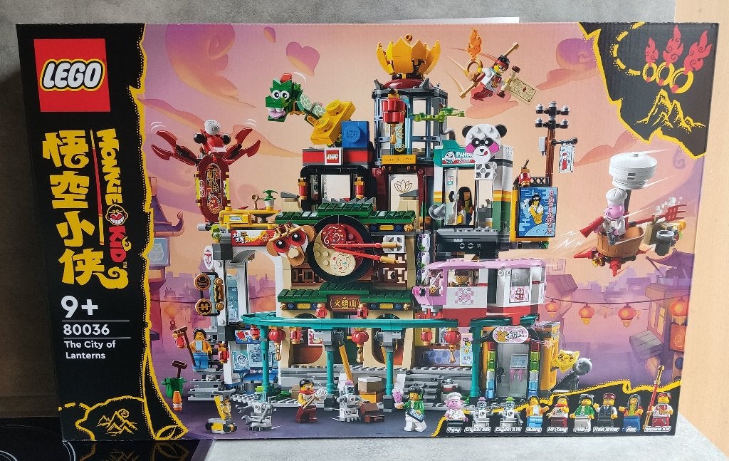 lego monkie kid 80036 de lantaarnstad, Ophalen of Verzenden, Nieuw, Complete set, Lego
