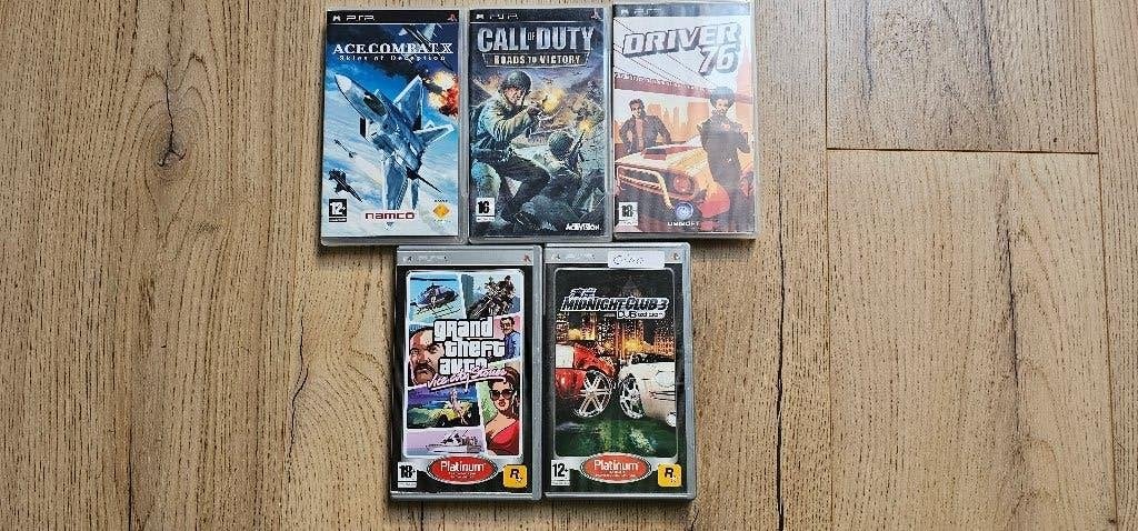 Mooi Lot van 5 PSP Actie & Race Games — 100% CIB, Enlèvement ou Envoi, Utilisé, Aventure et Action