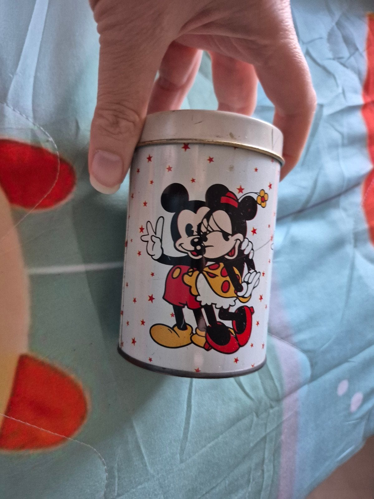 vintage micky mouse spaarpot 10cm, Ophalen of Verzenden