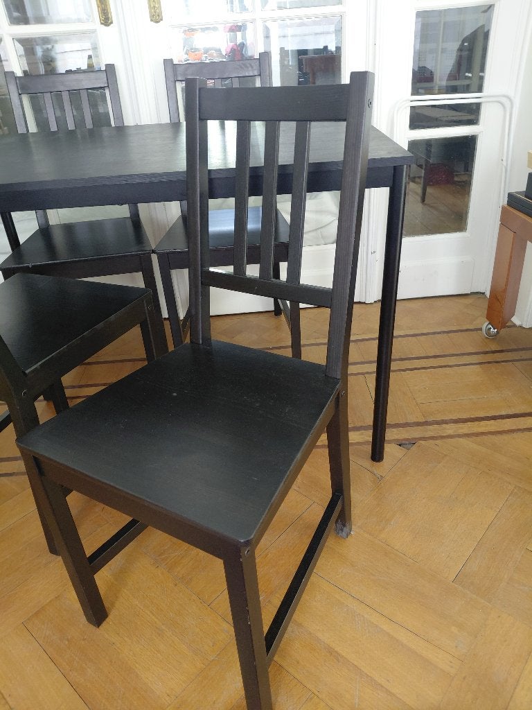Chaise Ikea. Prix à la pièce (7 en total), Maison & Meubles, Enlèvement, Bois