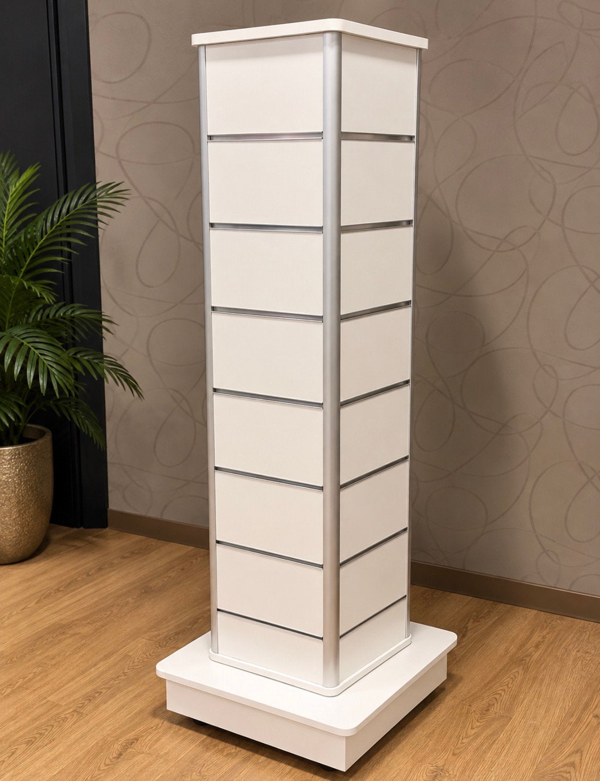 Draaibaar displayrek perfecte staat 145cm meerdere stuks, Ophalen
