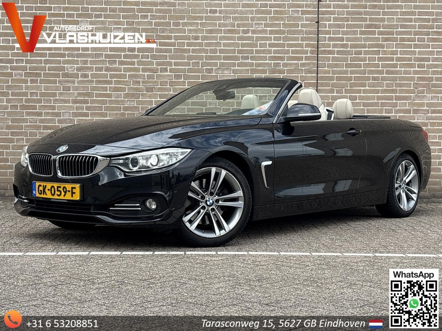 BMW 428 4-serie Cabrio 428i High Executive | Camera | Cruise, Auto's, Automaat, 158 g/km, Zwart, Cabriolet