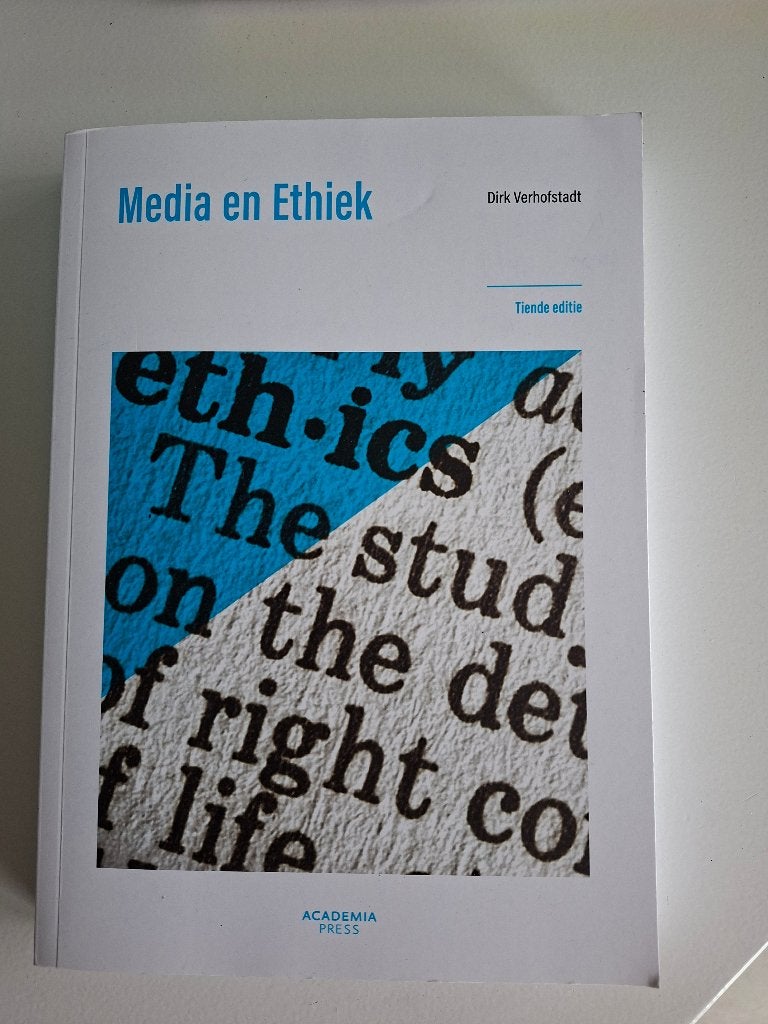 Media en ethiek, Livres, Philosophie, Enlèvement, Comme neuf, Autres sujets/thèmes