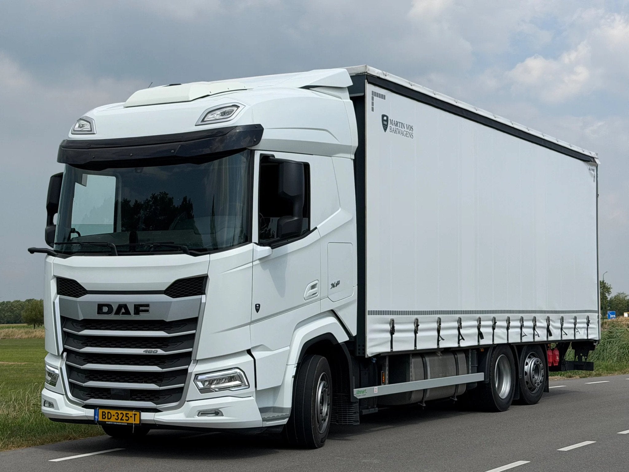 DAF XF 480 F53N3 (bj 2023), Auto's, Bestelwagens en Lichte vracht, Automaat, Gebruikt, Euro 6, 12902 cc