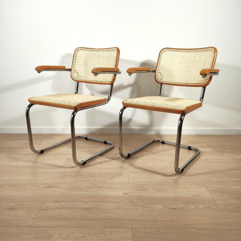 2 Vintage Cesca stoelen - Marcel Breuer - Thonet, Ophalen