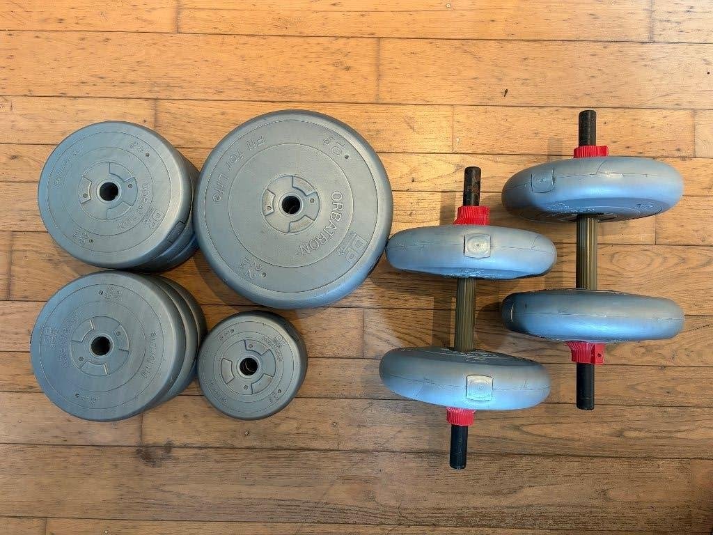 Dumbells verstelbaar, Sports & Fitness, Enlèvement, Utilisé, Bras, Haltère