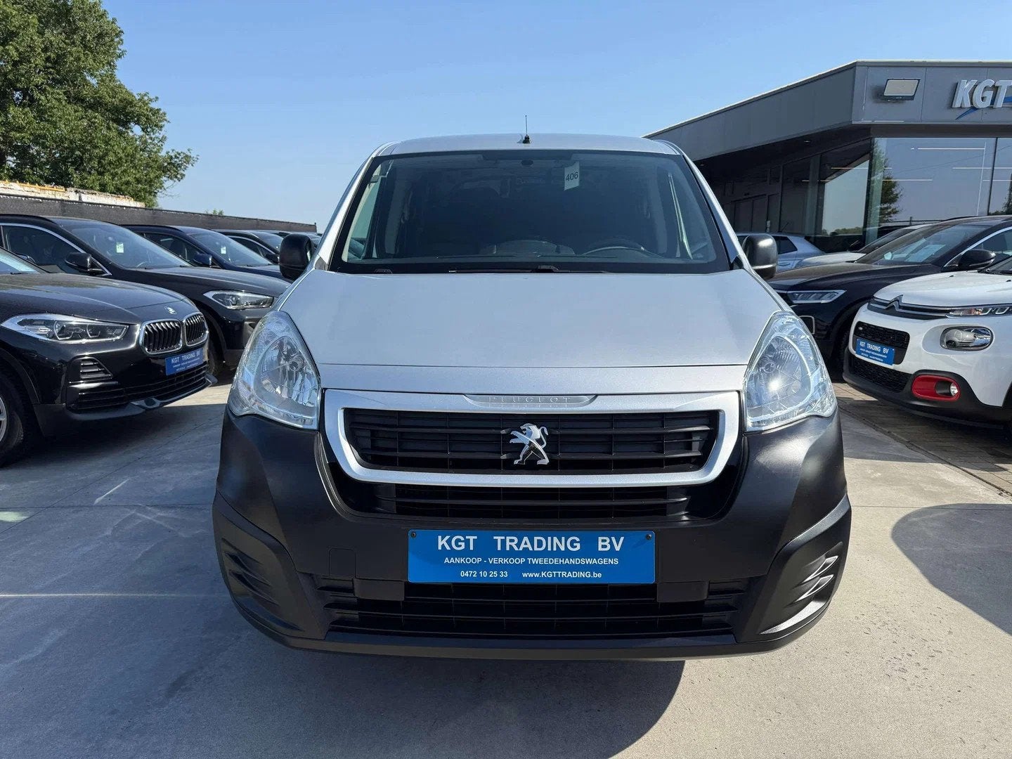 Peugeot Partner 1.6 BLUEHDI 3 ZIT PARKEERSENSOREN BLUETOOTH, Autos, Argent ou Gris, Achat, Euro 6, Noir