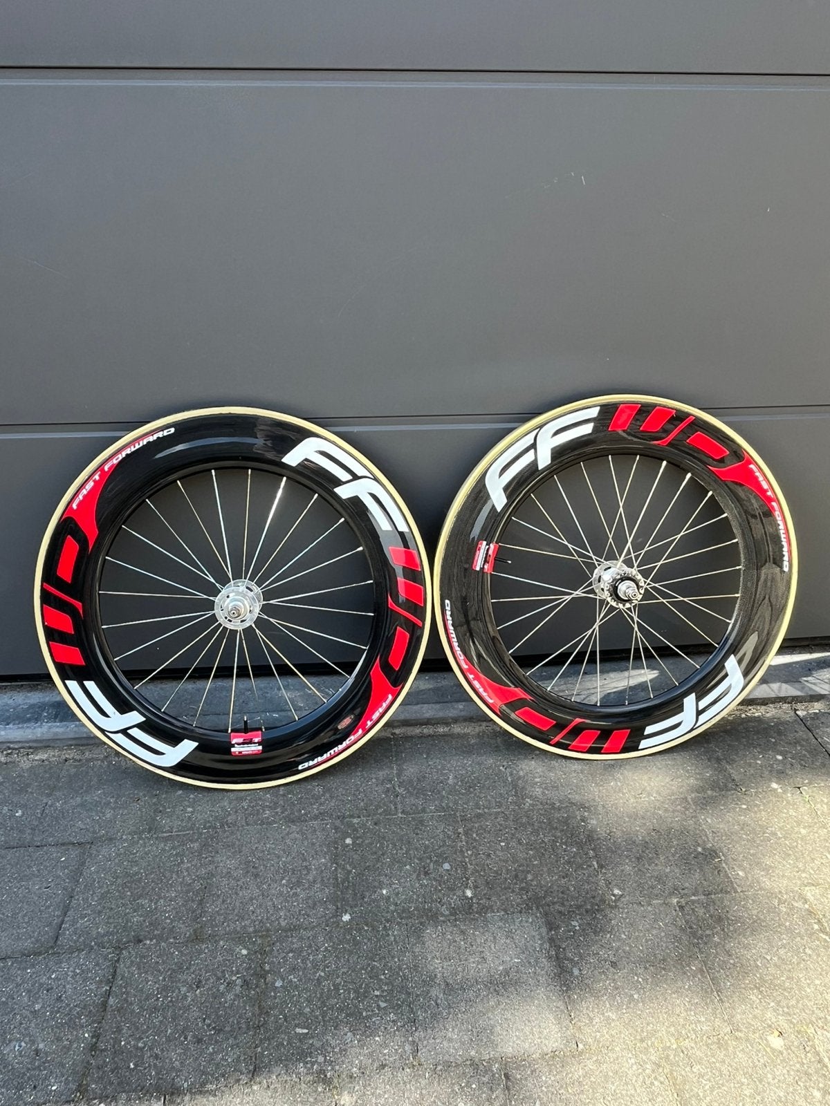 Wielen voor de piste met hoge velg., Fietsen en Brommers, Ophalen, Zo goed als nieuw
