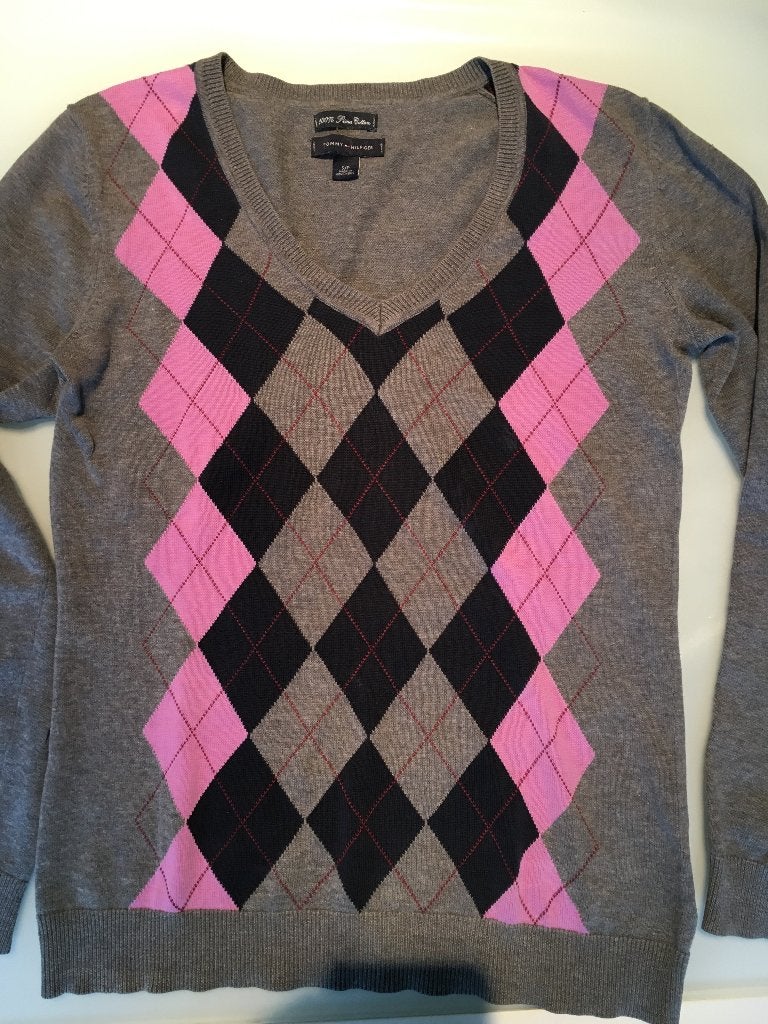 Pull Tommy Hilfiger maat S, Tommy hilfiger, Gris, Enlèvement ou Envoi, Taille 36 (S)