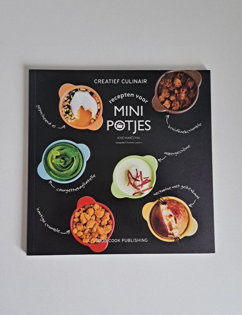 Recepten voor mini potjes - Creatief Culinair, Ophalen of Verzenden, Zo goed als nieuw, José Maréchal, Voorgerechten en Soepen