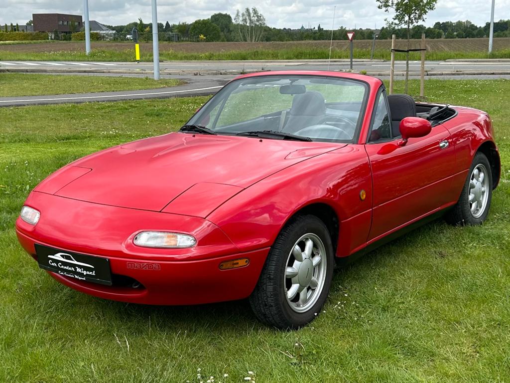 Mazda MX5 NA 1.6i, Autos, Mazda, Rouge, Entreprise, Noir, 2 portes
