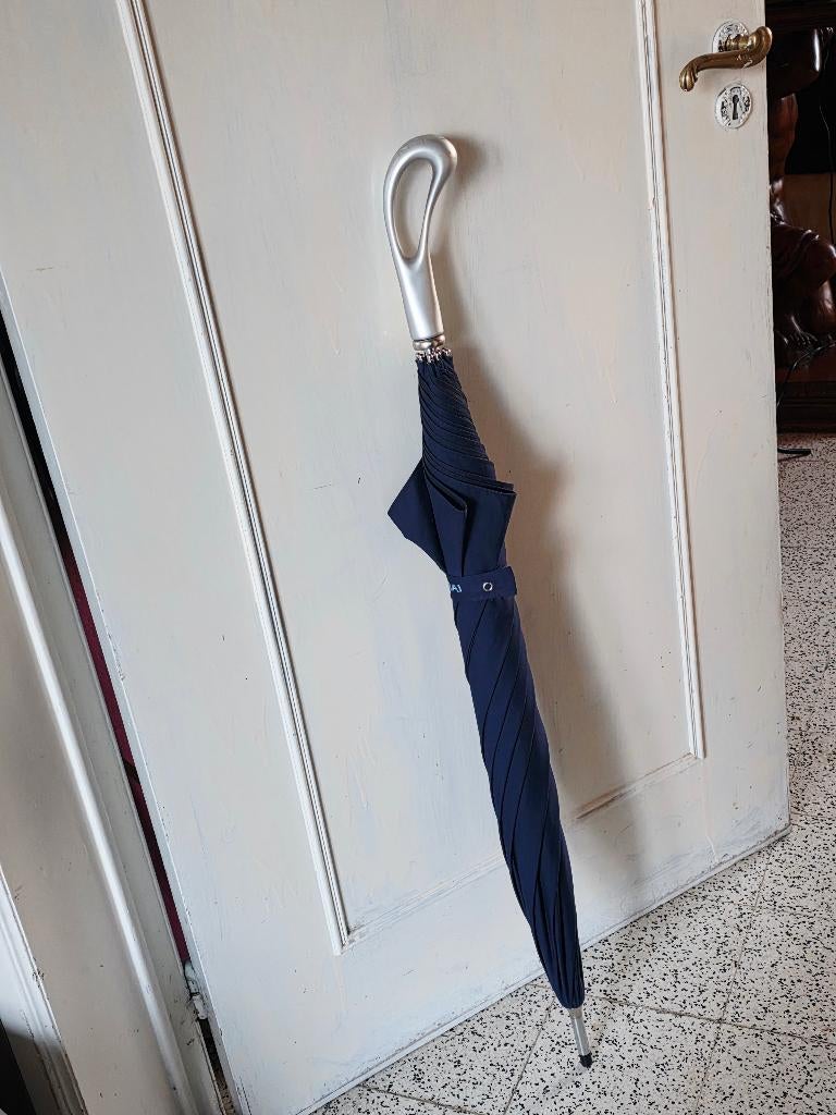 Panerai grote paraplu, Bijoux, Sacs & Beauté, Enlèvement, Utilisé, Bleu