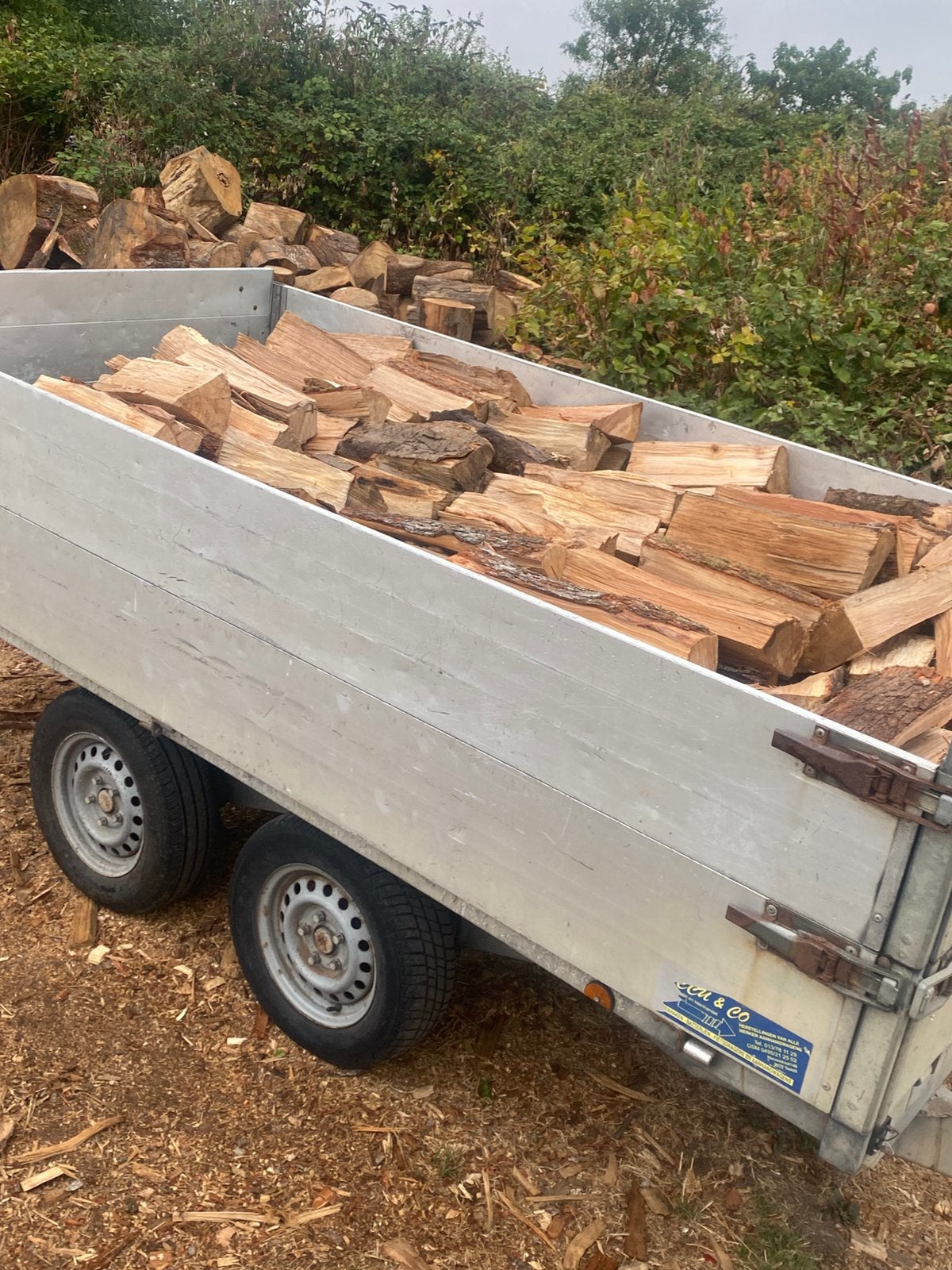 Stere de bois chauffage hetre et chene, Jardin & Terrasse, Enlèvement ou Envoi, Chêne