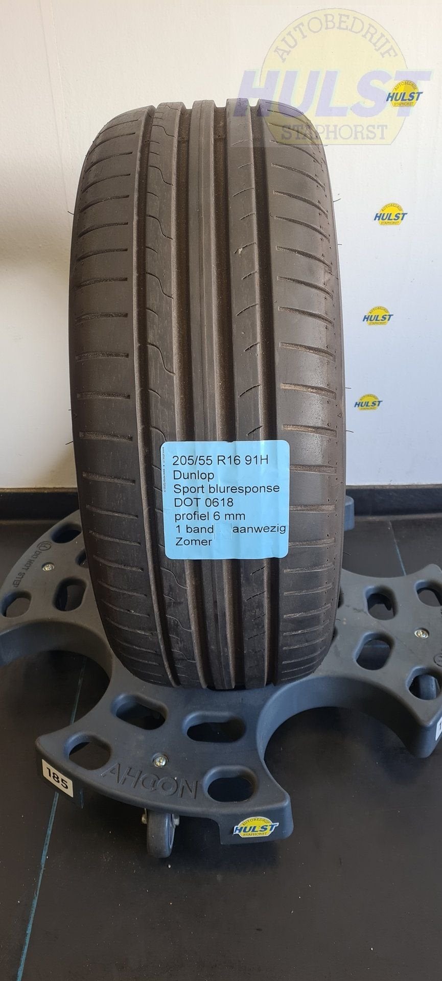 Gebruikte Dunlop zomerband 205/55 R16 91H, Auto-onderdelen, Banden en Velgen, Ophalen, Gebruikt, -, 205 mm