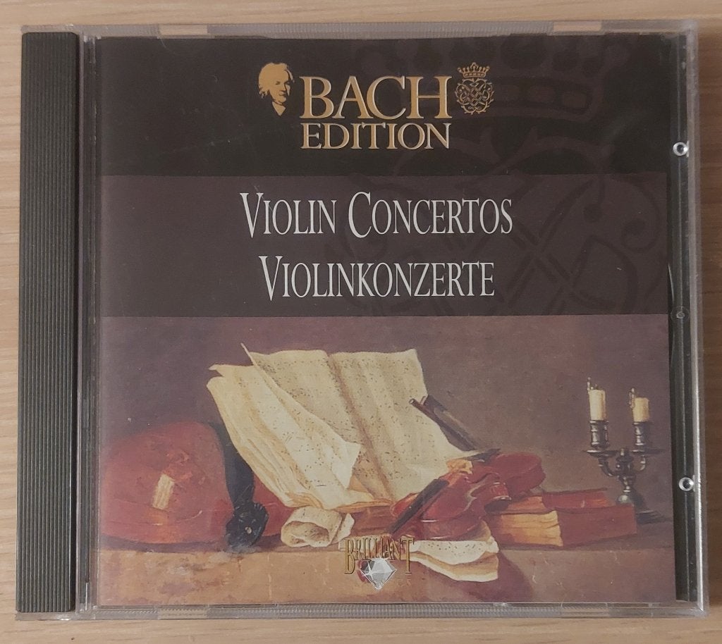 CD - J.S. Bach - 15 vioolconcerten, Soloconcert, Ophalen of Verzenden, Zo goed als nieuw, Barok