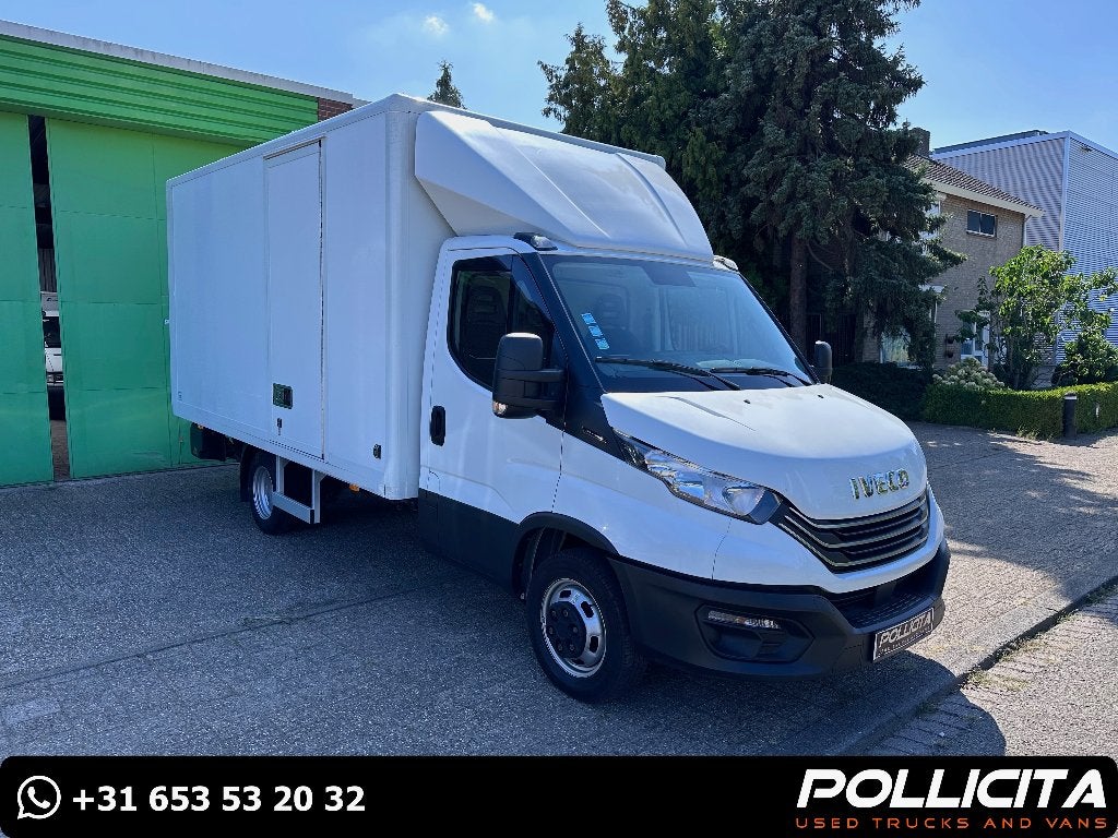 Iveco Daily 35C14 / Bakwagen + Laadklep / 76.000 KM !, Euro 6, Iveco, Wit, Bedrijf