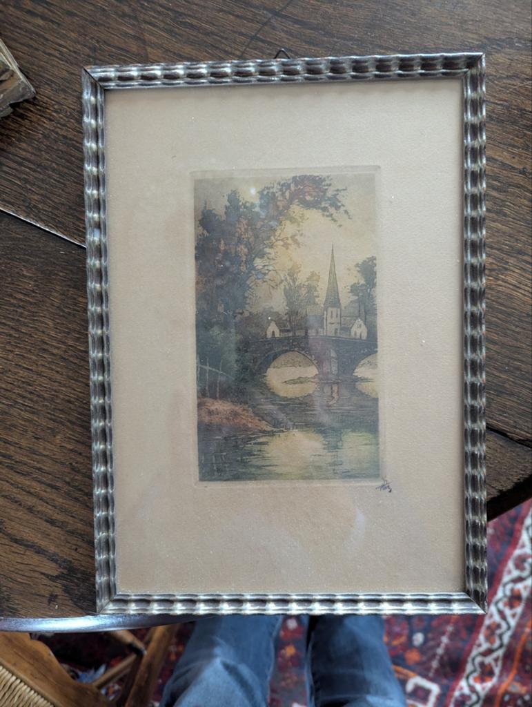 Oude schilderijen en pentekeningen, Ophalen