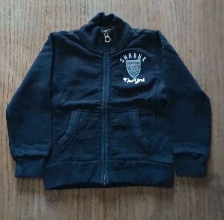 Donkerblauw preppy vest met rits Scotch Shrunk - Maat 104, Garçon, Enlèvement ou Envoi, Pull ou Veste, Utilisé