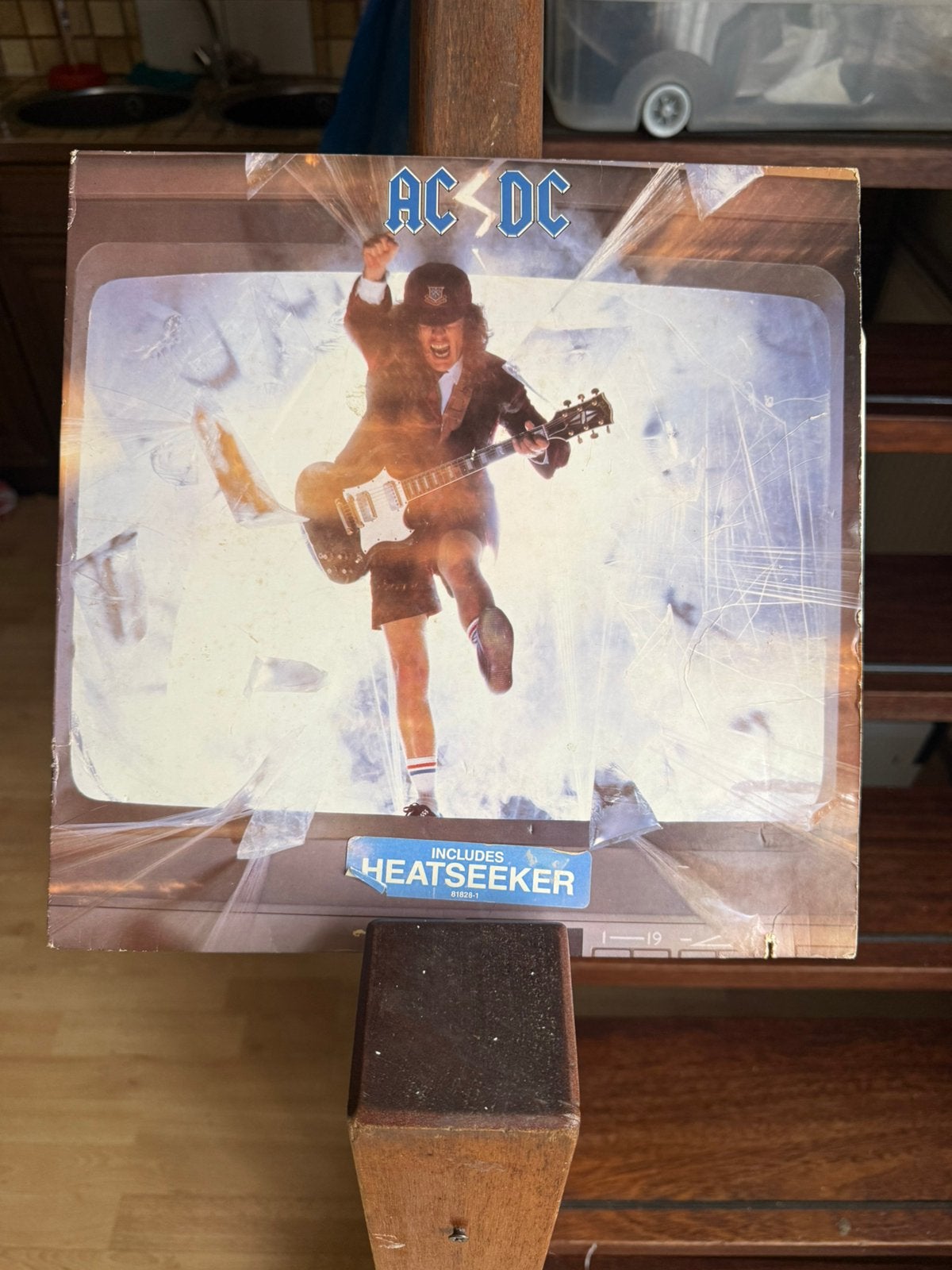 AC/DC - Blow Up Your Video LP (1988) met Heatseeker, Enlèvement ou Envoi, LP