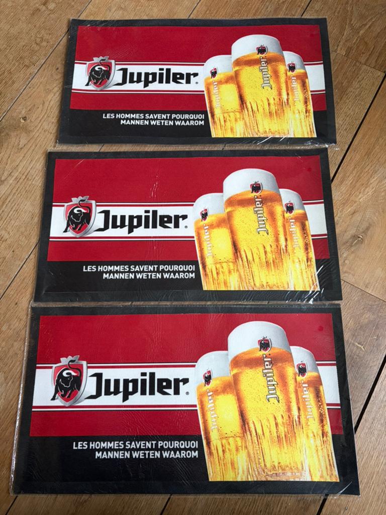 Jupiler placematten, Verzamelen, Biermerken, Ophalen of Verzenden, Zo goed als nieuw, Jupiler