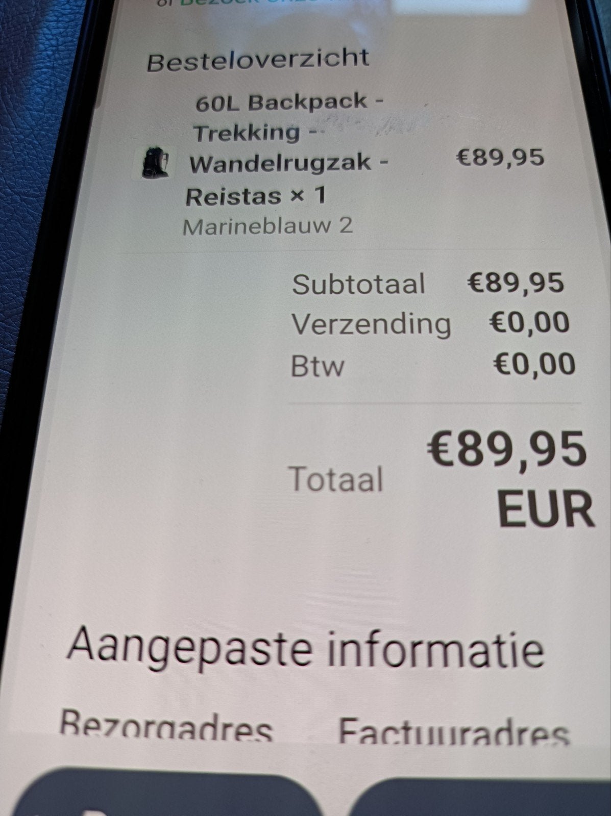 wandel rugzak. reistas, Ophalen of Verzenden, Nieuw, Rugzak