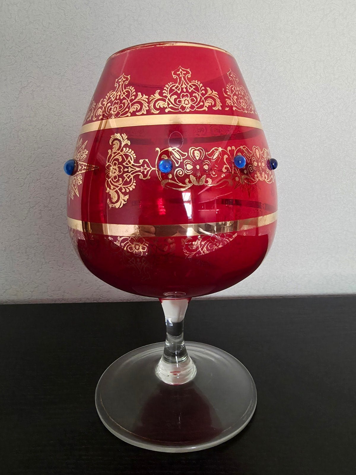 prachtig uniek glas / vaas, Antiek en Kunst, Ophalen