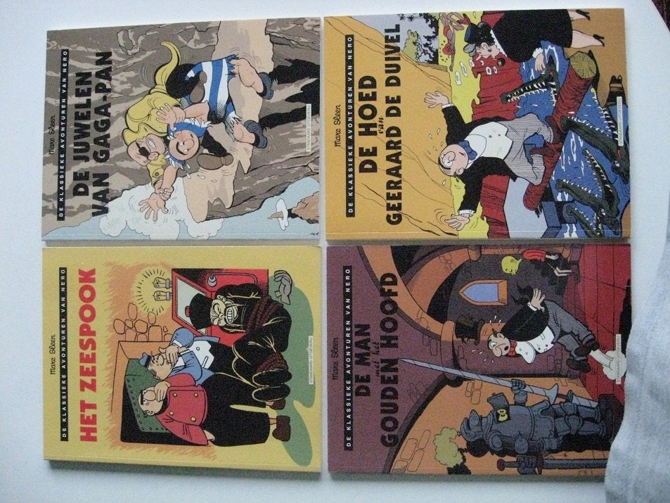 KLASSIEKE AVONTUREN VAN NERO 3, 7, 8 en 9 – SC – nieuwstaat, Boeken, Meerdere stripboeken, Ophalen of Verzenden, Zo goed als nieuw