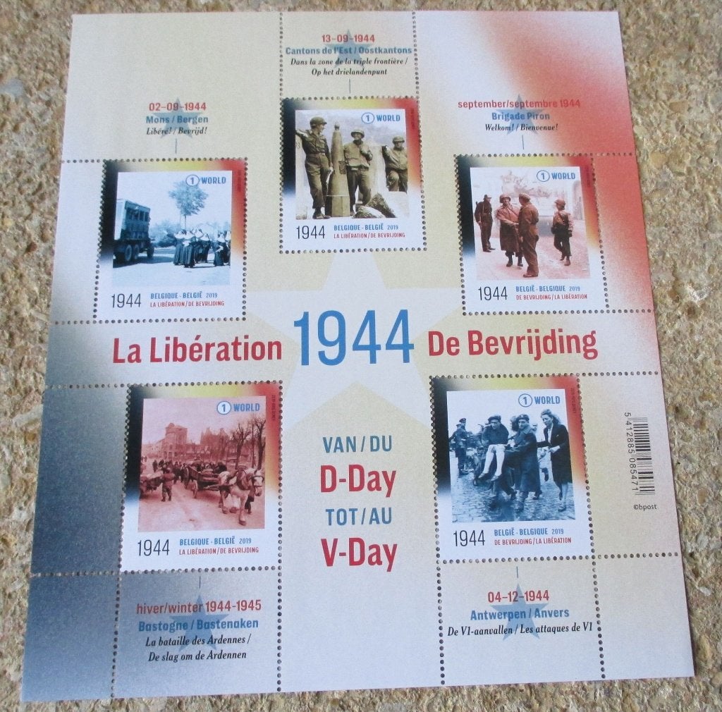 1 blok BL284 1944 de bevrijding, Frankeerzegel, Ophalen of Verzenden, Zonder stempel, Postfris
