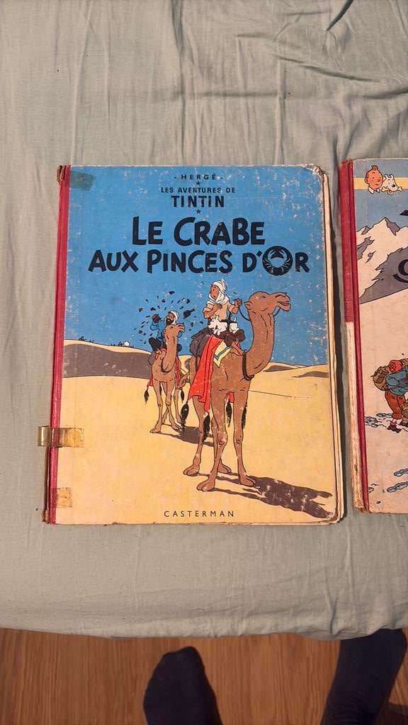 Lots de BD tintin original, Enlèvement, Utilisé