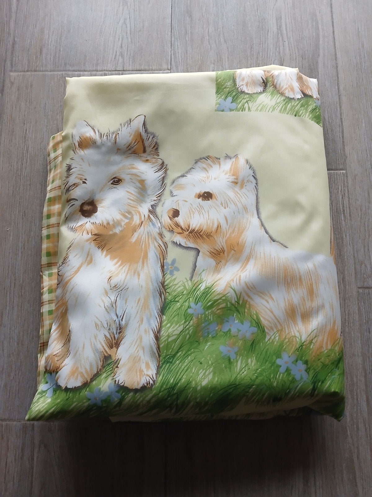 Housse de couette légère, douce, motif petits chiens, Enlèvement, Housse de couette