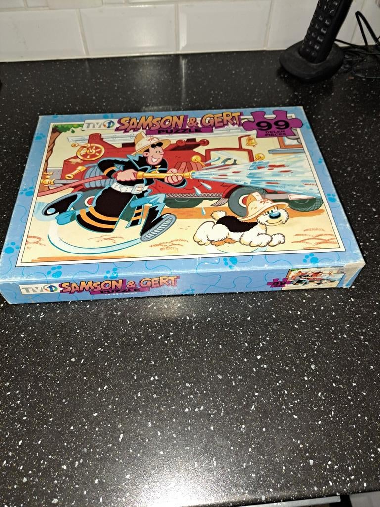 Puzzel 99 stuks Samson & Gert TV1 van 1994, Verzamelen, Ophalen of Verzenden