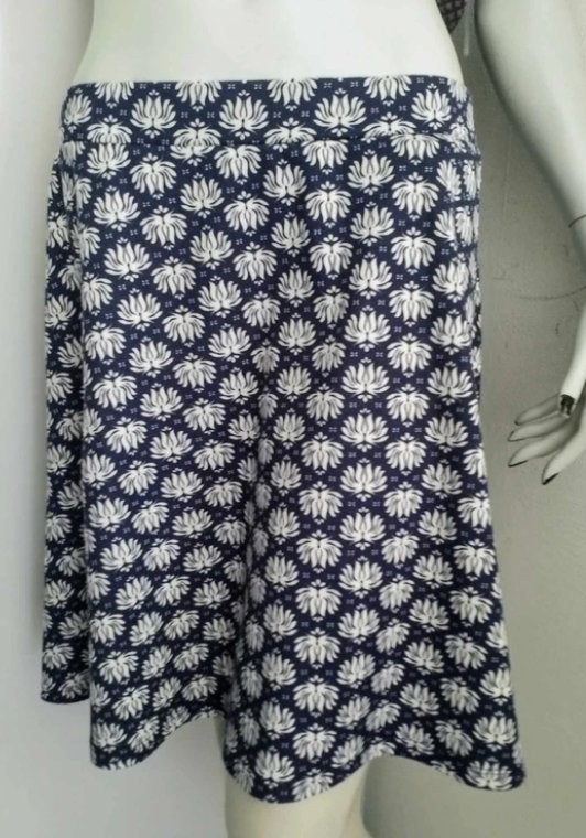 Rok met print H&M mt M, Kleding | Dames, Rokken, Maat 38/40 (M), H&M, Blauw, Ophalen of Verzenden